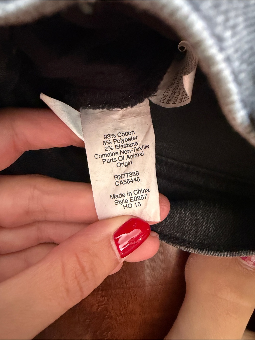 Madewell Black High-Rise Skinny Jeans Black Gray - Picture 7 of 7